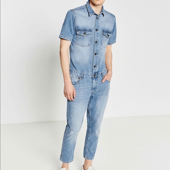 mens boiler suit zara